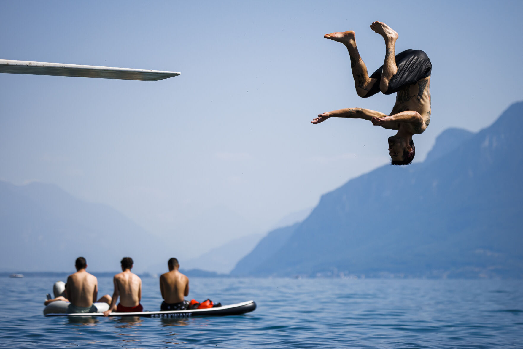 APTOPIX Switzerland Heat Wave